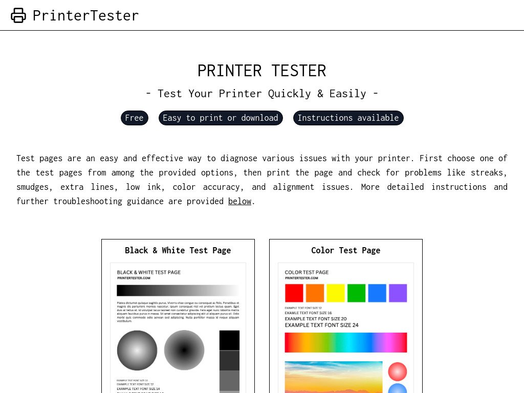 PrinterTester